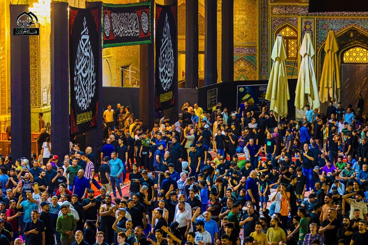 سیاه پوش شدن کاظمین در ایام شهادت امام جواد (ع)