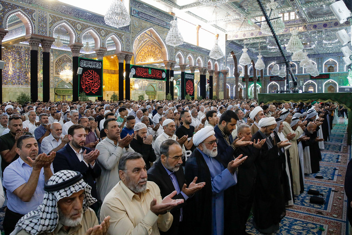 تشرف تولیت آستان قدس رضوی به حرم مطهر امام حسین(علیه‌السلام)