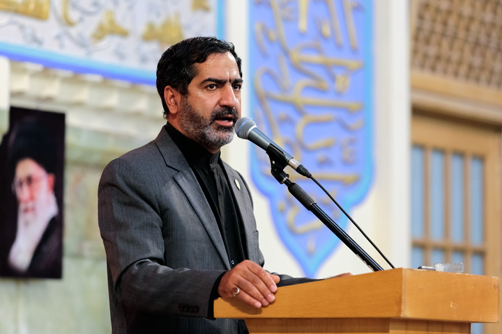 مراسم عزاداری روز شهادت امام جواد علیه السلام در رواق امام خمینی حرم مطهر رضوی