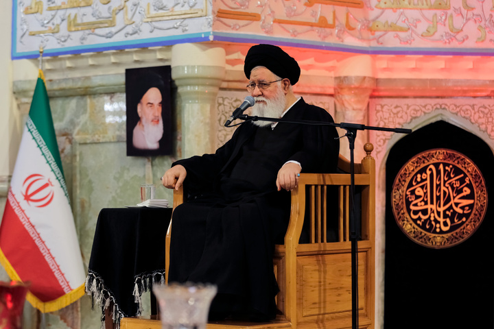 مراسم عزاداری روز شهادت امام جواد علیه السلام در رواق امام خمینی حرم مطهر رضوی