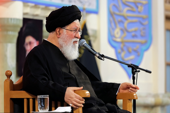 مراسم عزاداری روز شهادت امام جواد علیه السلام در رواق امام خمینی حرم مطهر رضوی