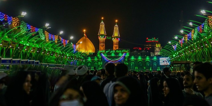 بینالحرمین به مناسبت حلول ماه ذیالحجه چراغانی شد
 بینالحرمین به مناسبت حلول ماه ذیالحجه چراغانی شد