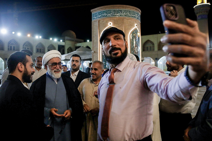 تشرف تولیت آستان قدس رضوی به مسجد کوفه و سهله