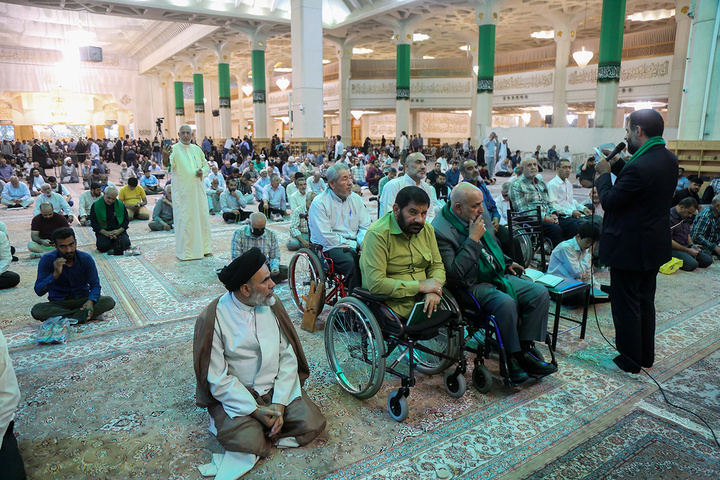 مراسم جشن سالروز ازدواج حضرت علی (ع) و حضرت زهرا (س) در حرم حضرت معصومه (س )