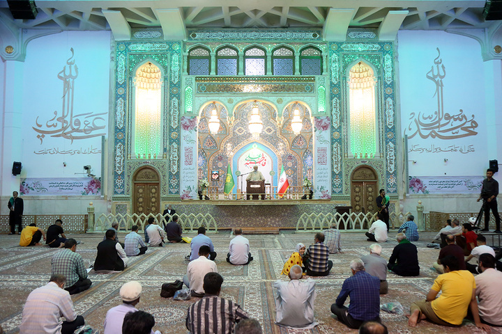 مراسم جشن سالروز ازدواج حضرت علی (ع) و حضرت زهرا (س) در حرم حضرت معصومه (س )