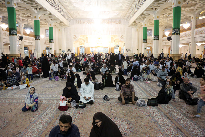 مراسم جشن سالروز ازدواج حضرت علی (ع) و حضرت زهرا (س) در حرم حضرت معصومه (س )