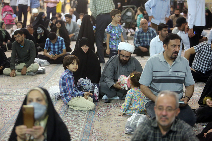 مراسم جشن سالروز ازدواج حضرت علی (ع) و حضرت زهرا (س) در حرم حضرت معصومه (س )