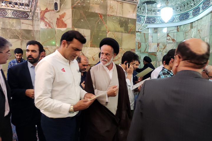 مسئولان بدمینتون آسیا به زیارت حرم حضرت معصومه(س) مشرف شدند 