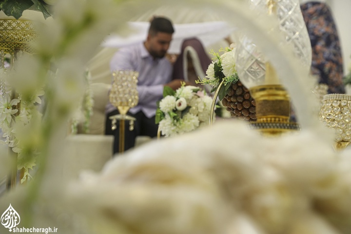 سفره عقدر در حرم شاهچراغ