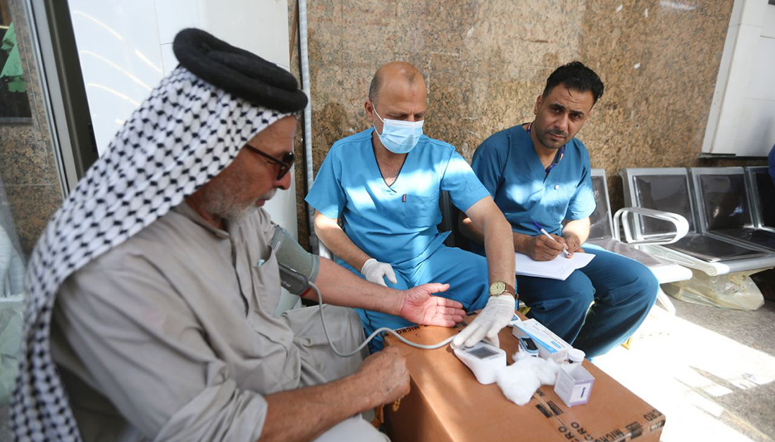 مستشفيات وكوادر طبية ثابتة وجوالة ومستلزمات متكاملة تسخرها العتبة الحسينية لتقديم افضل الخدمات للزائرين خلال زيارة عرفة وعيد الاضحى