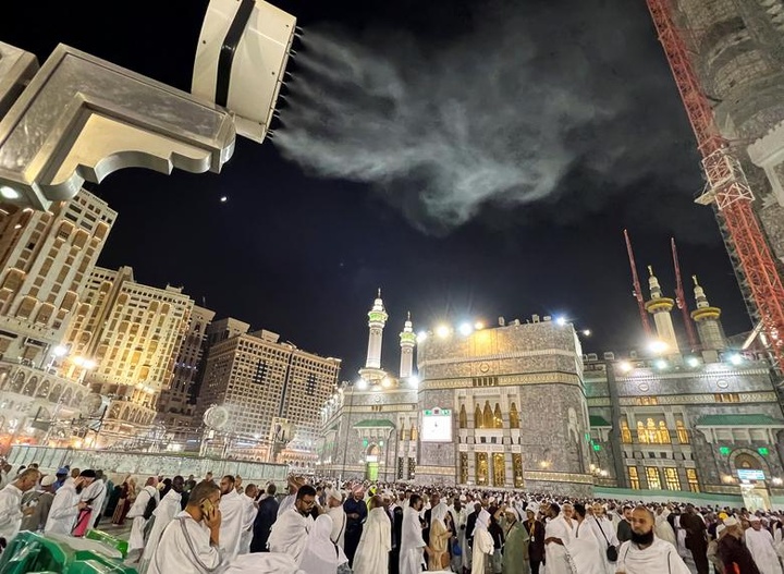تصاویری از حال و هوای حجاج در سرزمین وحی