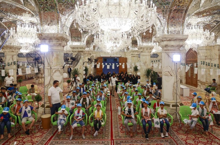 جشن کودکان در حرم مطهر حضرت علی(ع)