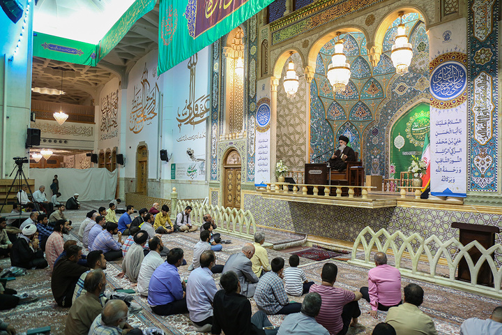 جشن میلاد امام هادی علیه السلام در حرم بانوی کرامت