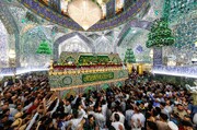 تشرف ۳ میلیون زائر به حرم مطهر علوی در عید سعید غدیر خم