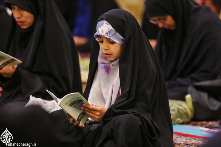 قرائت خطبه غدیر در حرم مطهر حضرت احمدبن موسی علیهماالسلام