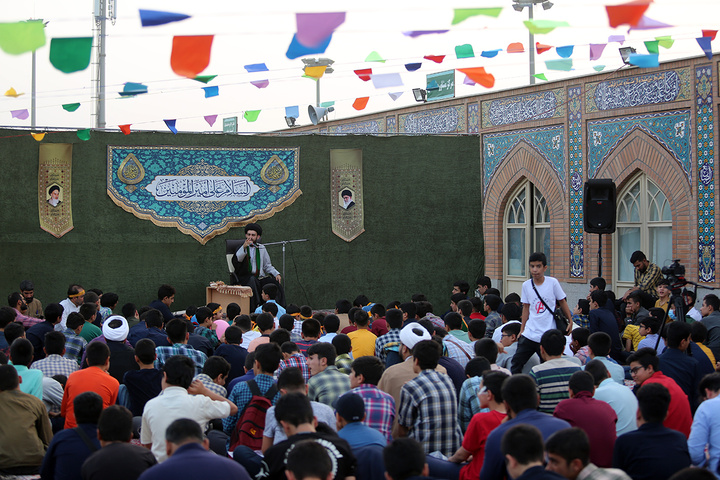حرم حضرت معصـــومه (س) میزبان کودکان و نوجــــوانان در جشن غدیـــــر