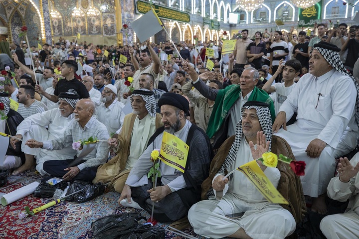 برگزاری مراسم عید سعید غدیر در آستان مقدس عباسی