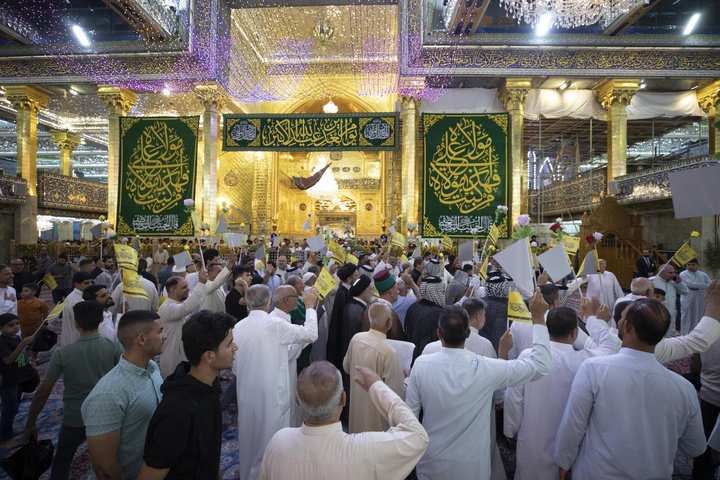 برگزاری مراسم عید سعید غدیر در آستان مقدس عباسی