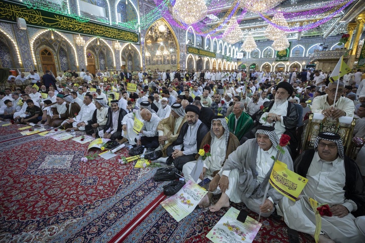 برگزاری مراسم عید سعید غدیر در آستان مقدس عباسی