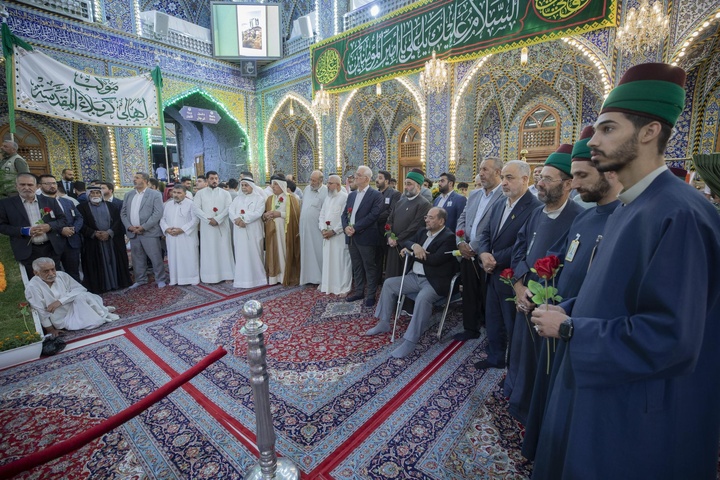 برگزاری مراسم عید سعید غدیر در آستان مقدس عباسی
