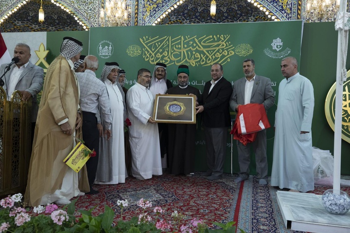 برگزاری مراسم عید سعید غدیر در آستان مقدس عباسی