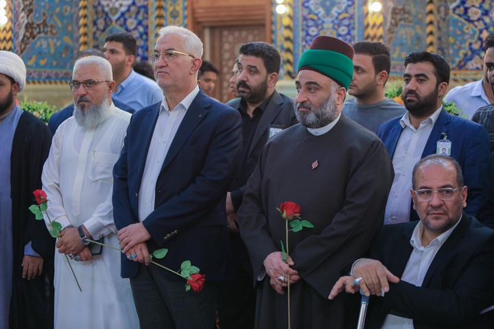 برگزاری مراسم عید سعید غدیر در آستان مقدس عباسی