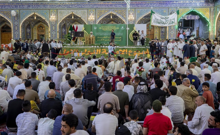 برگزاری مراسم عید سعید غدیر در آستان مقدس عباسی
