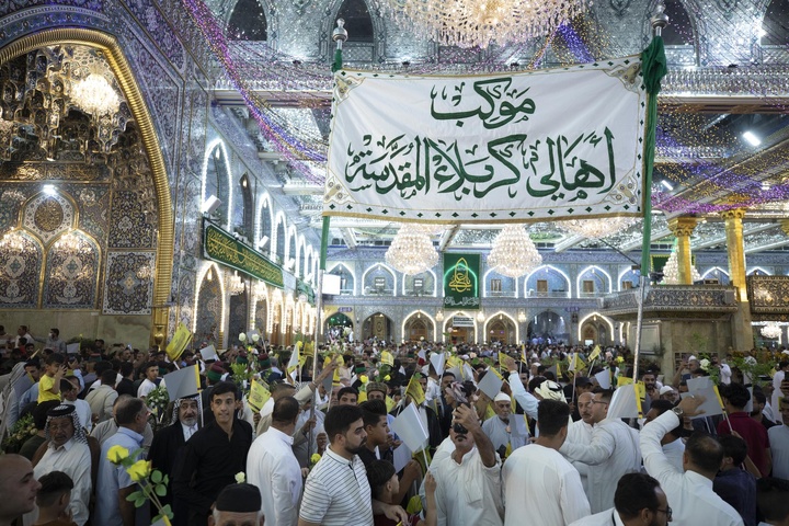 برگزاری مراسم عید سعید غدیر در آستان مقدس عباسی