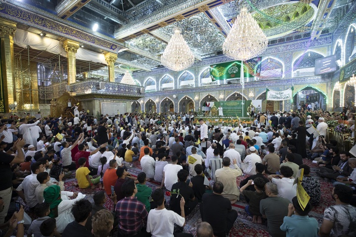 برگزاری مراسم عید سعید غدیر در آستان مقدس عباسی