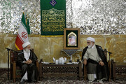 دیدار رهبر شیعیان بحرین با تولیت آستان قدس رضوی