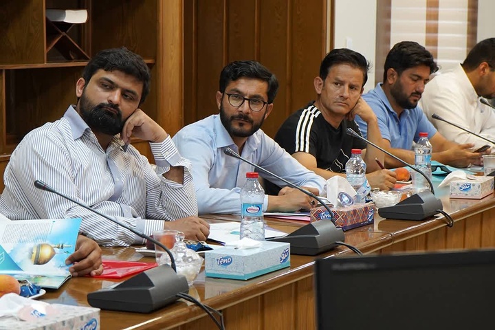 پاکستانی یونیورسٹیوں کے پروفیسرز کا بین الاقوامی یونیورسٹی امام رضا(ع) کا دورہ