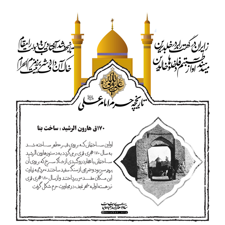 تاريخچه آستان مطهر امام علي عليه السلام