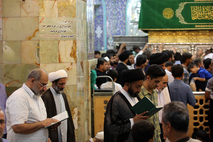 جشن شام میلاد امام کاظم (ع) در حرم حضرت معصومه(س)