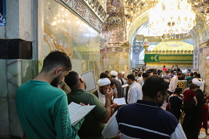 جشن شام میلاد امام کاظم (ع) در حرم حضرت معصومه(س)