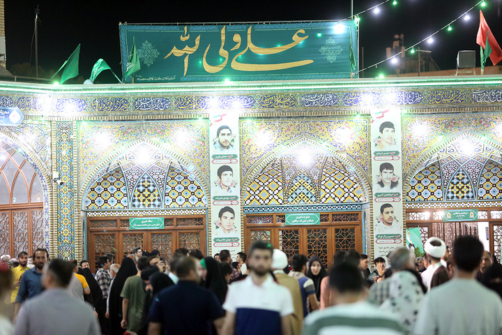 جشن شام میلاد امام کاظم (ع) در حرم حضرت معصومه(س)