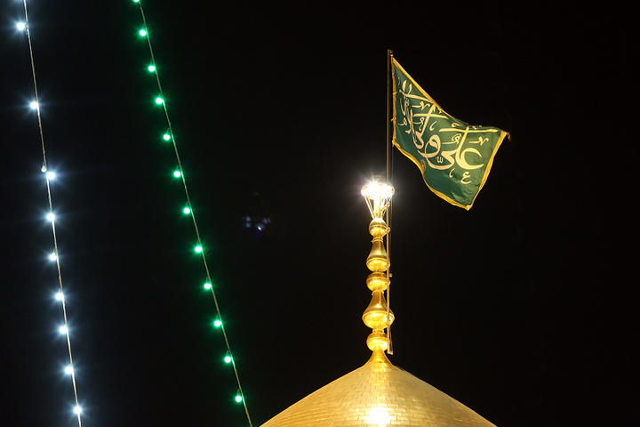 جشن شام میلاد امام کاظم (ع) در حرم حضرت معصومه(س)