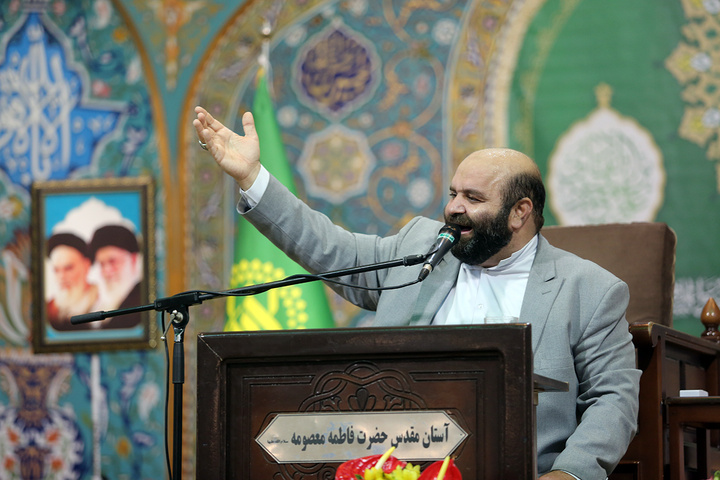 جشن شام میلاد امام کاظم (ع) در حرم حضرت معصومه(س)
