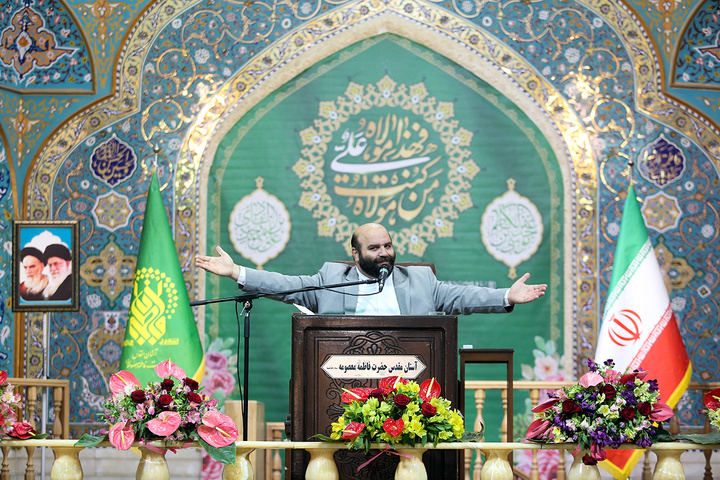 جشن شام میلاد امام کاظم (ع) در حرم حضرت معصومه(س)