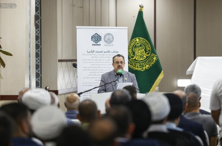 العتبة العلوية المقدسة تزيح الستار عن محراب أثري عمره (۸۰۰) عام بعد إعادة ترميمه
