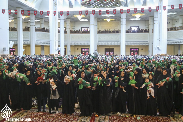 سوگواره «شیرخوارگان حسینی» در حرم مطهر حضرت شاهچراغ علیه السلام