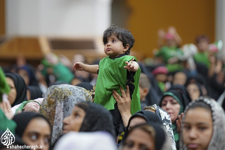 سوگواره «شیرخوارگان حسینی» در حرم مطهر حضرت شاهچراغ علیه السلام