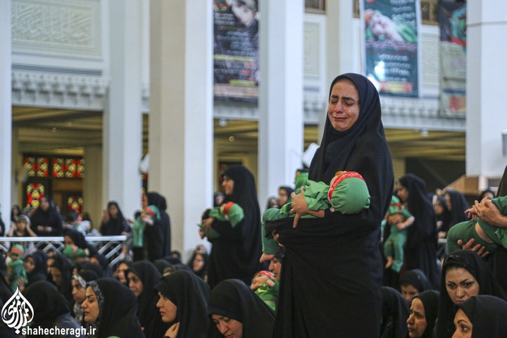 سوگواره «شیرخوارگان حسینی» در حرم مطهر حضرت شاهچراغ علیه السلام