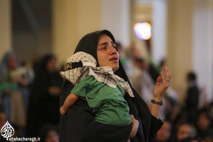 سوگواره «شیرخوارگان حسینی» در حرم مطهر حضرت شاهچراغ علیه السلام