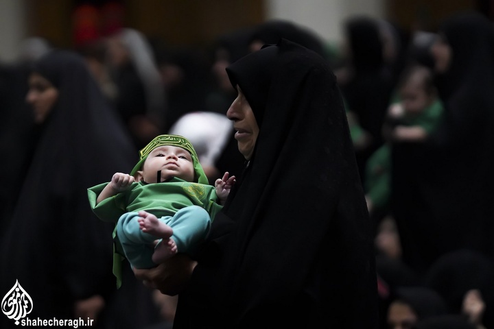 سوگواره «شیرخوارگان حسینی» در حرم مطهر حضرت شاهچراغ علیه السلام