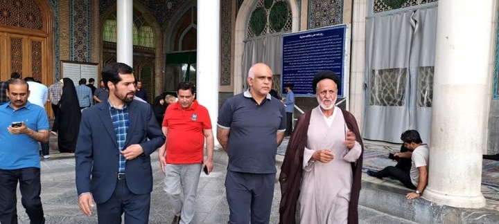 تشرف قائم مقام وزیر کشور پاکستان به حرم مطهر بانوی کرامت