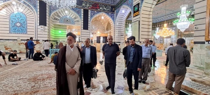 تشرف قائم مقام وزیر کشور پاکستان به حرم مطهر بانوی کرامت