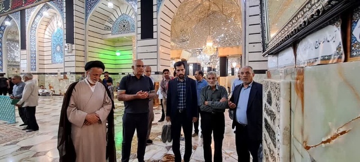 تشرف قائم مقام وزیر کشور پاکستان به حرم مطهر بانوی کرامت
