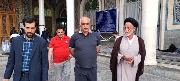 تشرف قائم مقام وزیر کشور پاکستان به حرم مطهر بانوی کرامت