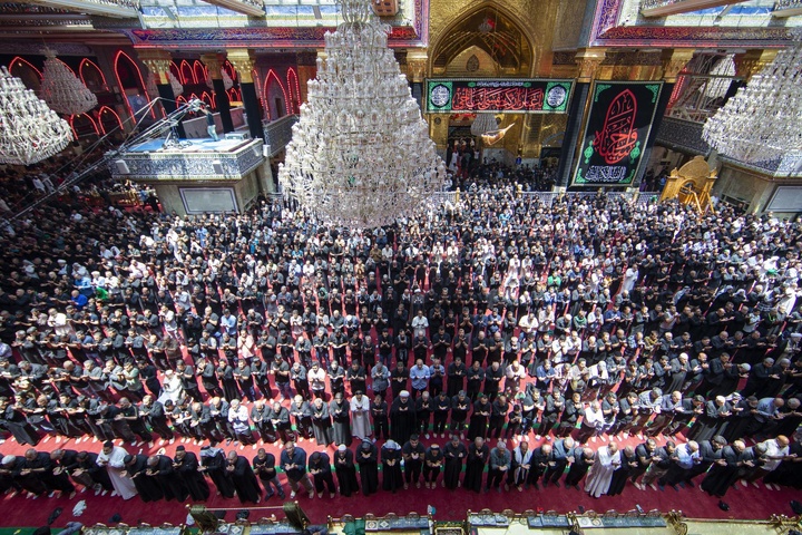 فعالیتهای بخش دینی آستان قدس عباسی طی محرم الحرام درعراق