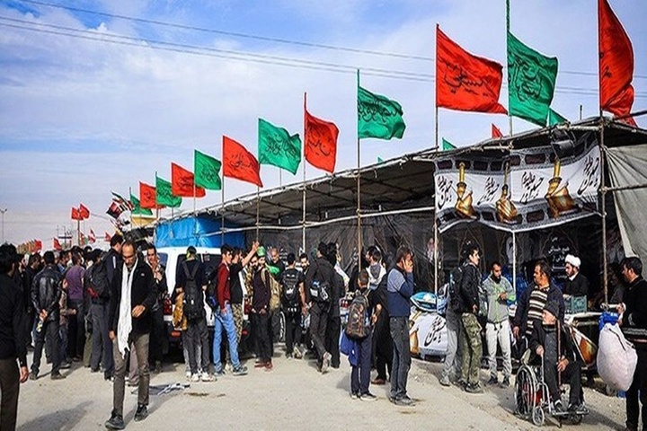 خدمات‌دهی مواکب به زائران اربعین از ابتدای ماه صفر